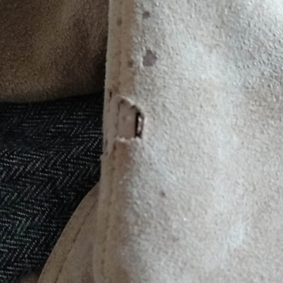 Men's oversized suede jacket - Picture 4 of 5